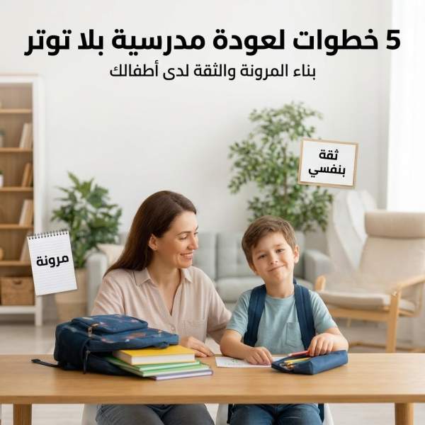 انطلاقة مدرسية مريحة: كيف تدعم طفلك نفسياً في بداية العام؟
