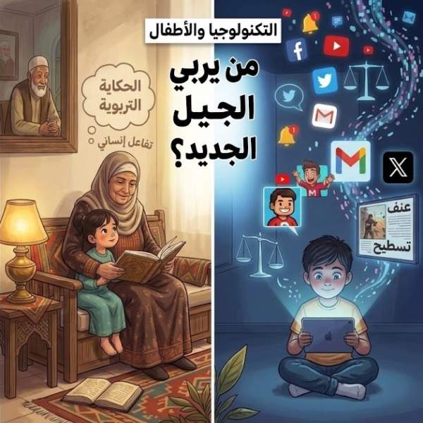 التكنولوجيا والأطفال: من يربي الجيل الجديد؟